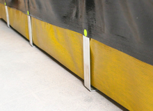 Load image into Gallery viewer, Spill Bully L-Bracket Secondary Containment Size: 12'x12'x12" Capacity 1077 Gal