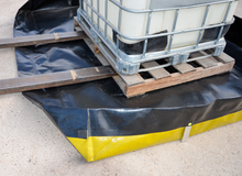 Load image into Gallery viewer, Spill Bully L-Bracket Secondary Containment Size: 6'x8'x12" Capacity 359 Gal